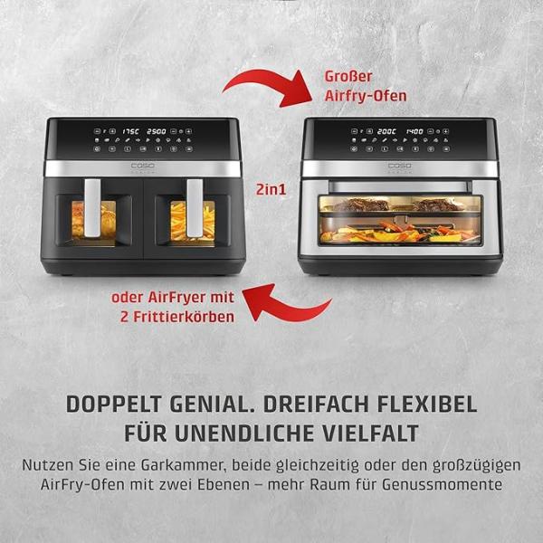 CASO AirFry DuoChef